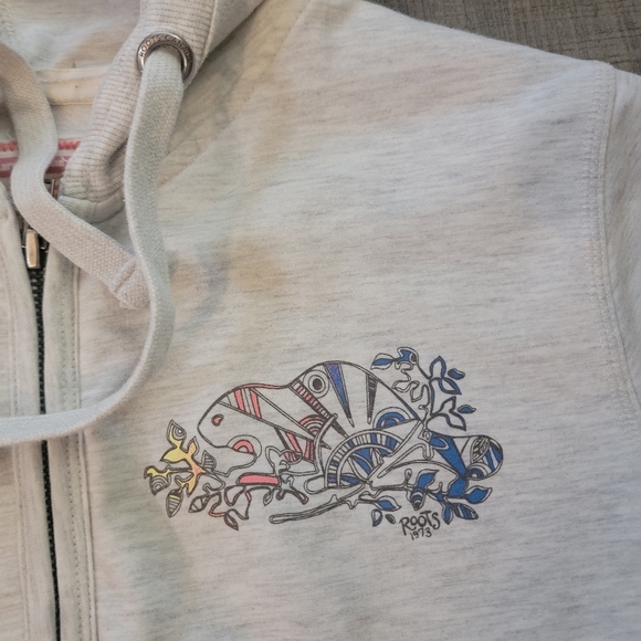 🎅   Roots Throwback full zip size large - Picture 3 of 6